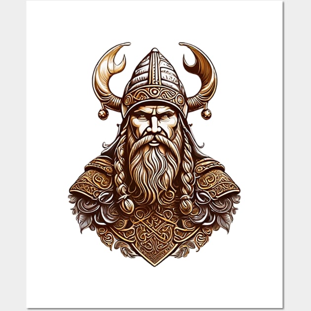 Viking Wall Art by likbatonboot